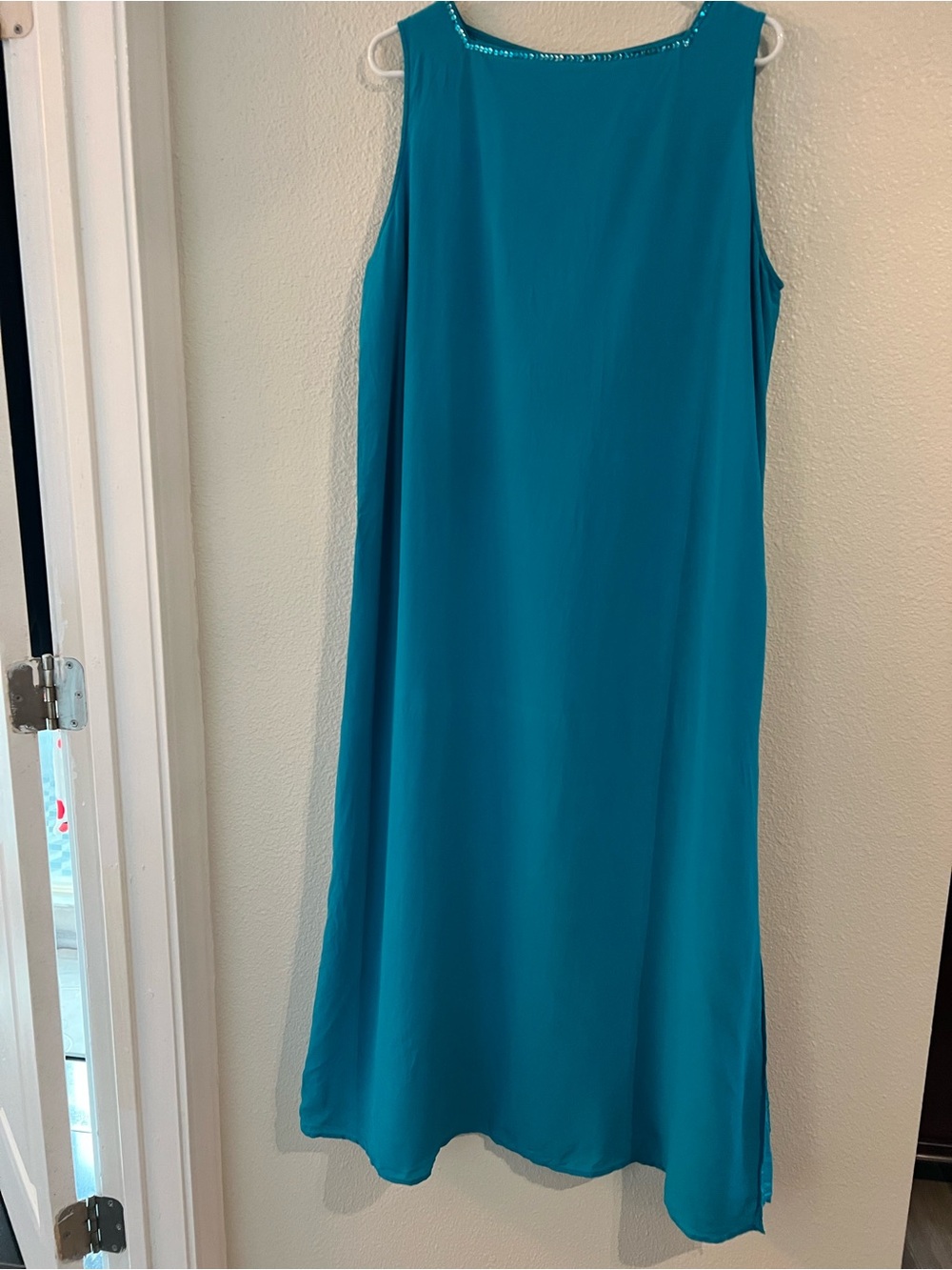 Diane Gilman Teal dress
